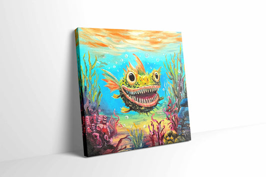 Smile 20cm*20cm Oil Painting
