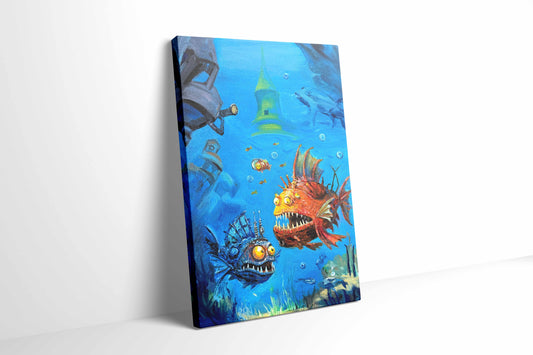 Emergency 20cm*30cm Oil Painting