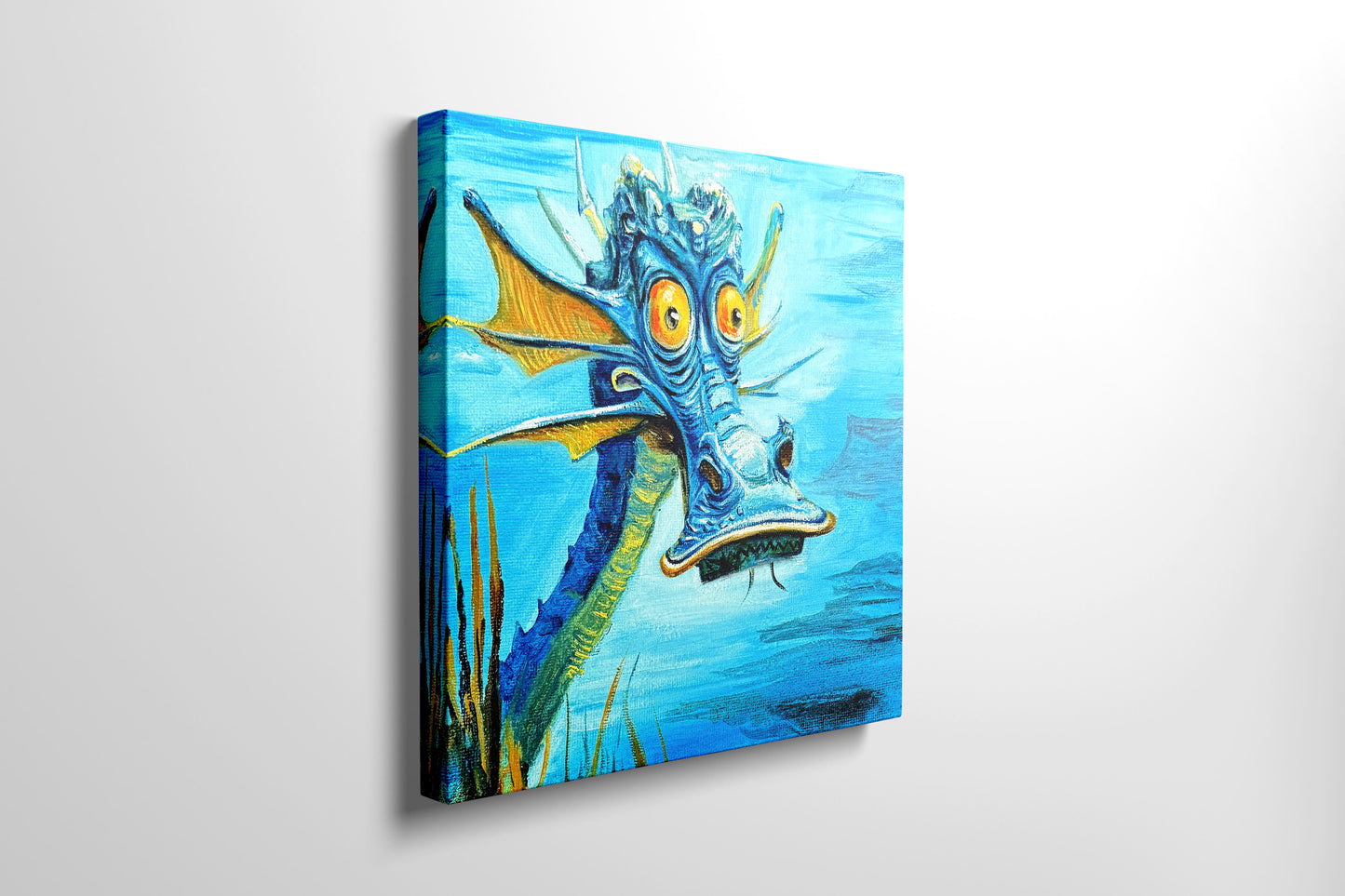 Dragon Palace 20cm*20cm oil painting