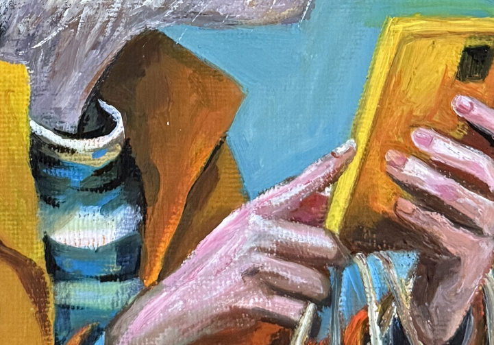 Actuary,20cm*30cm Oil Painting