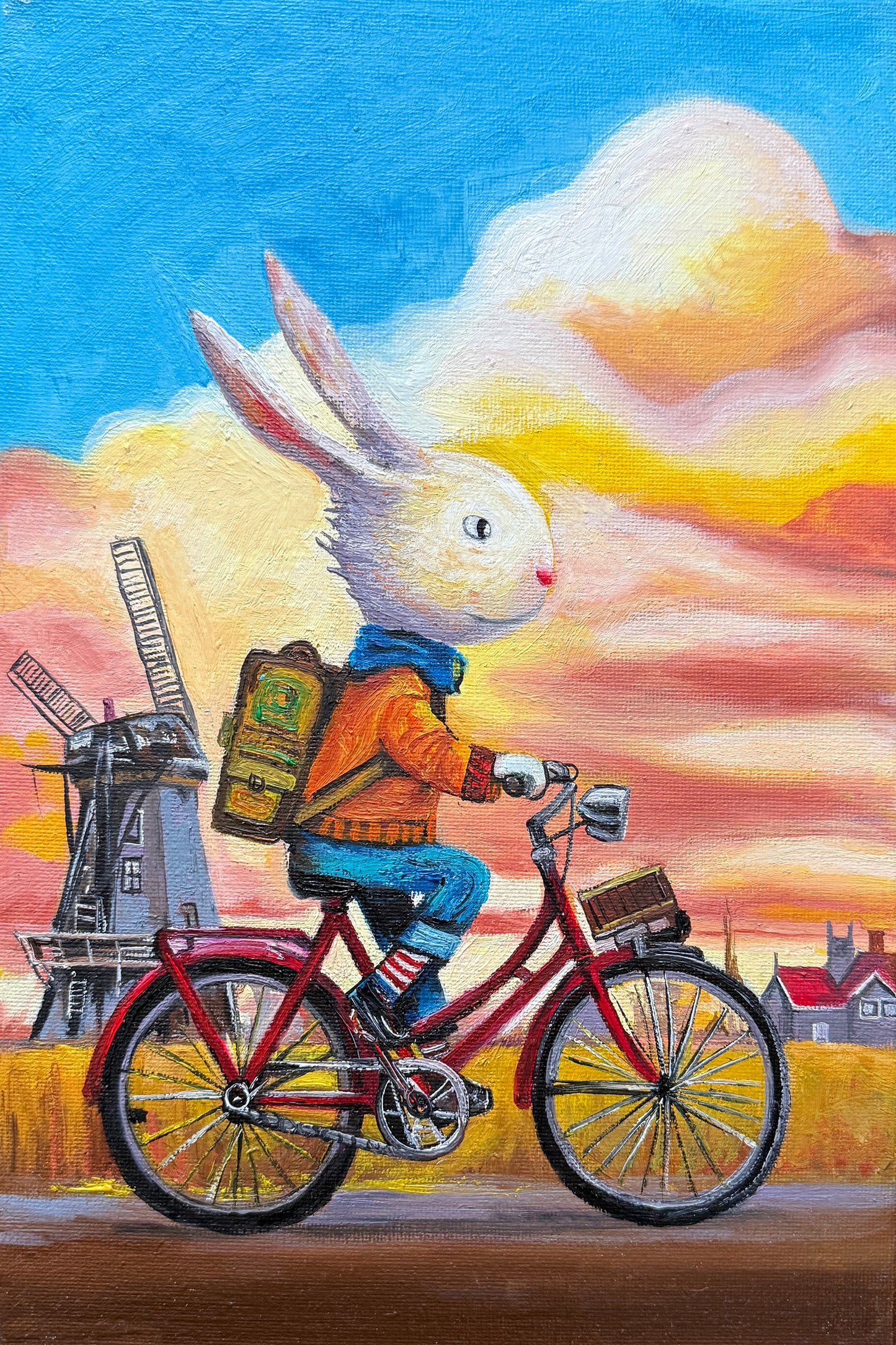 On the road Print