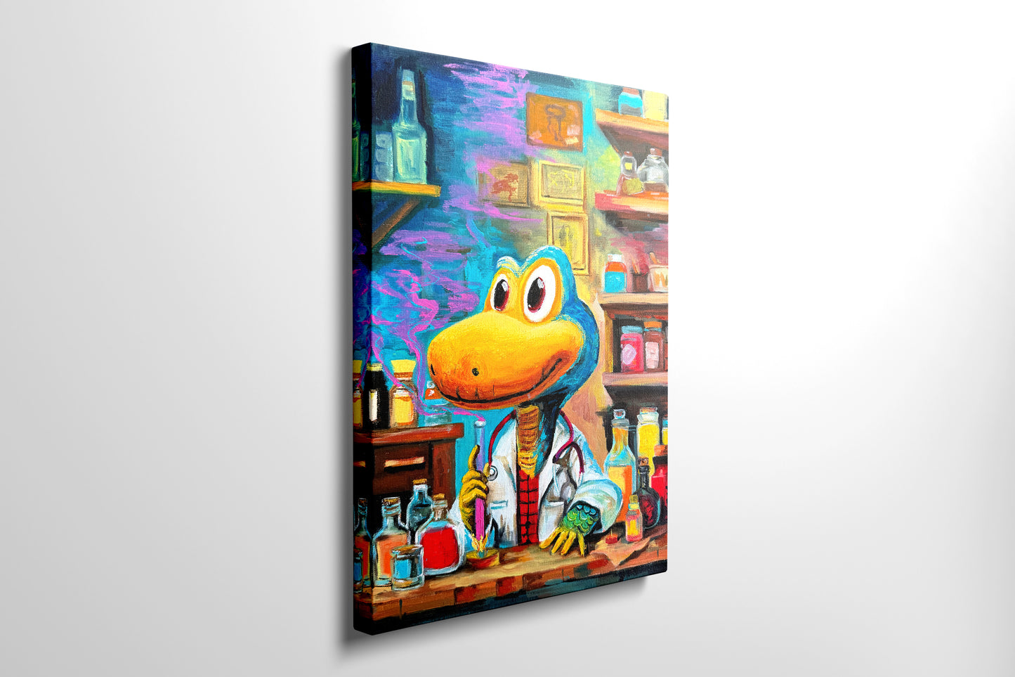 Pharmacist Snake 20cm*30cm  Oil Painting