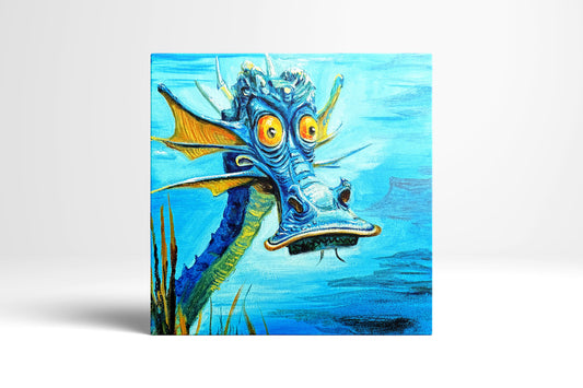 Dragon Palace  20cm*20cm  oil painting