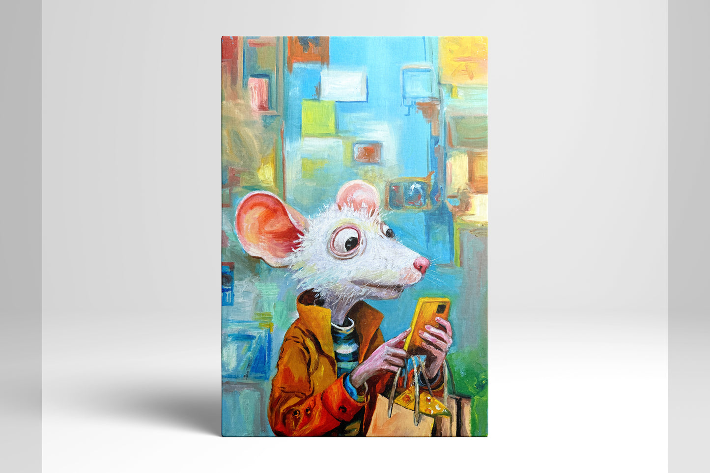 Actuary，20cm*30cm  Oil Painting