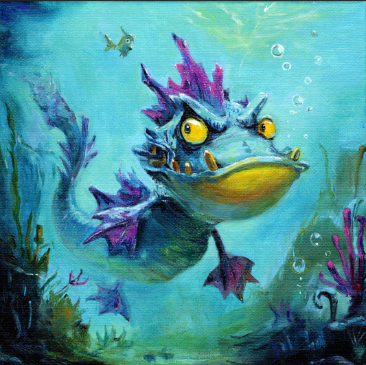 Curious Underwater Creature