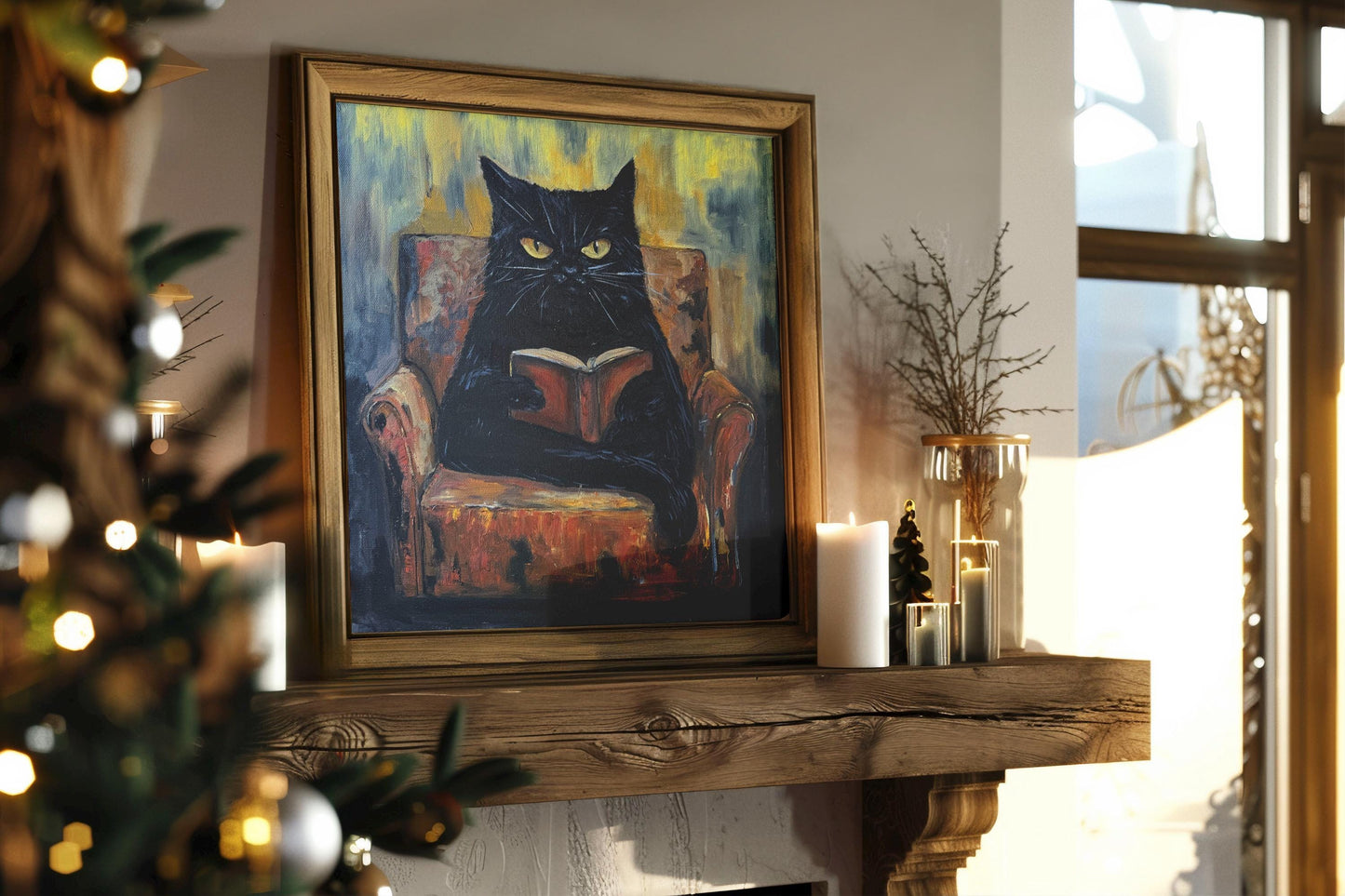 Black Cat 40cm*40cm Original