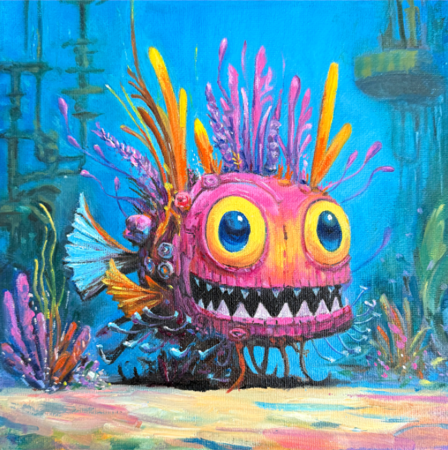Curious Underwater Creature