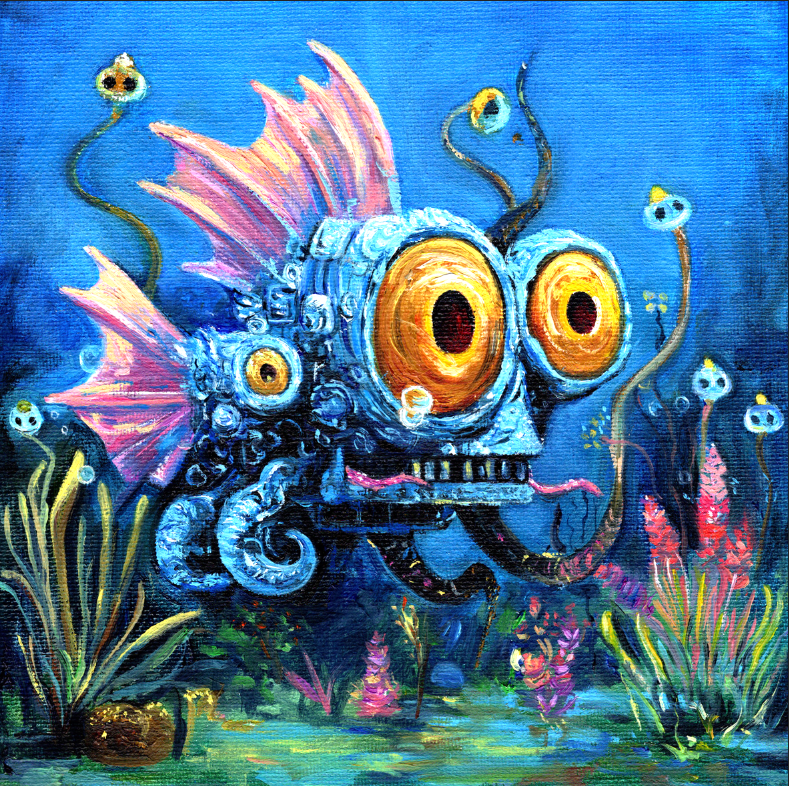 Curious Underwater Creature