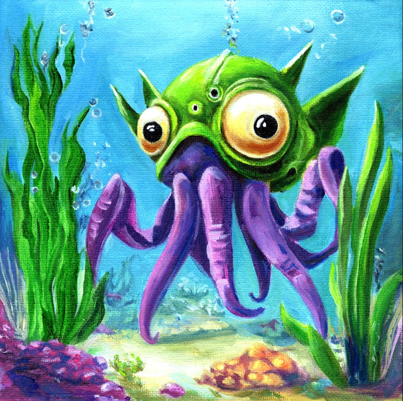 OctoLander Print