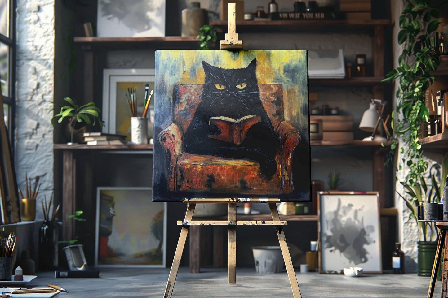 Black Cat 40cm*40cm Original