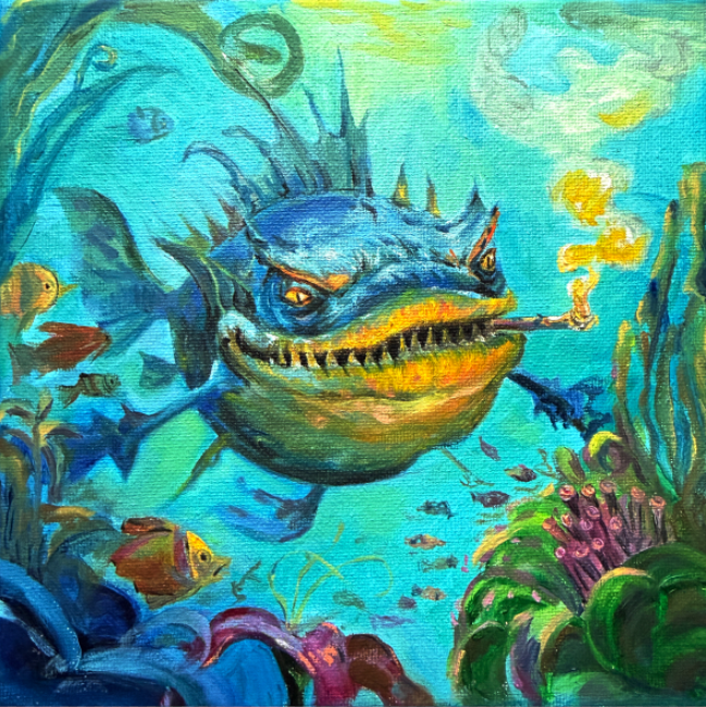 Curious Underwater Creature