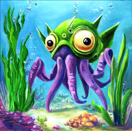Curious Underwater Creature