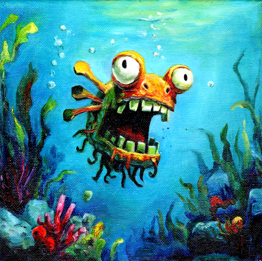 Curious Underwater Creature